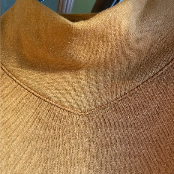 Madewell Fresh Cider Cotton/Hemp Mockneck Sweatshirt - Picture 2 of 5
